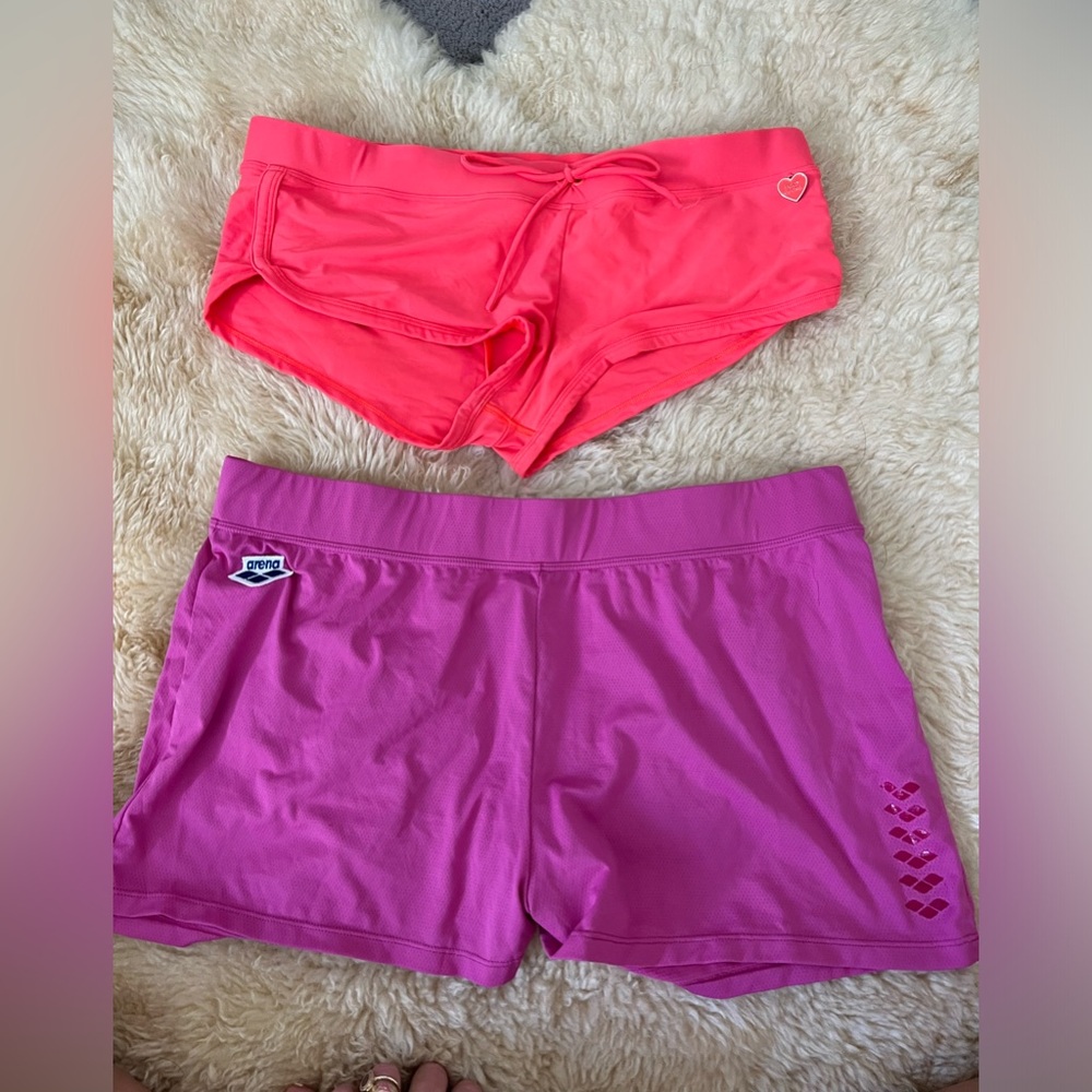 Bundle of 2 size large swim shorts.